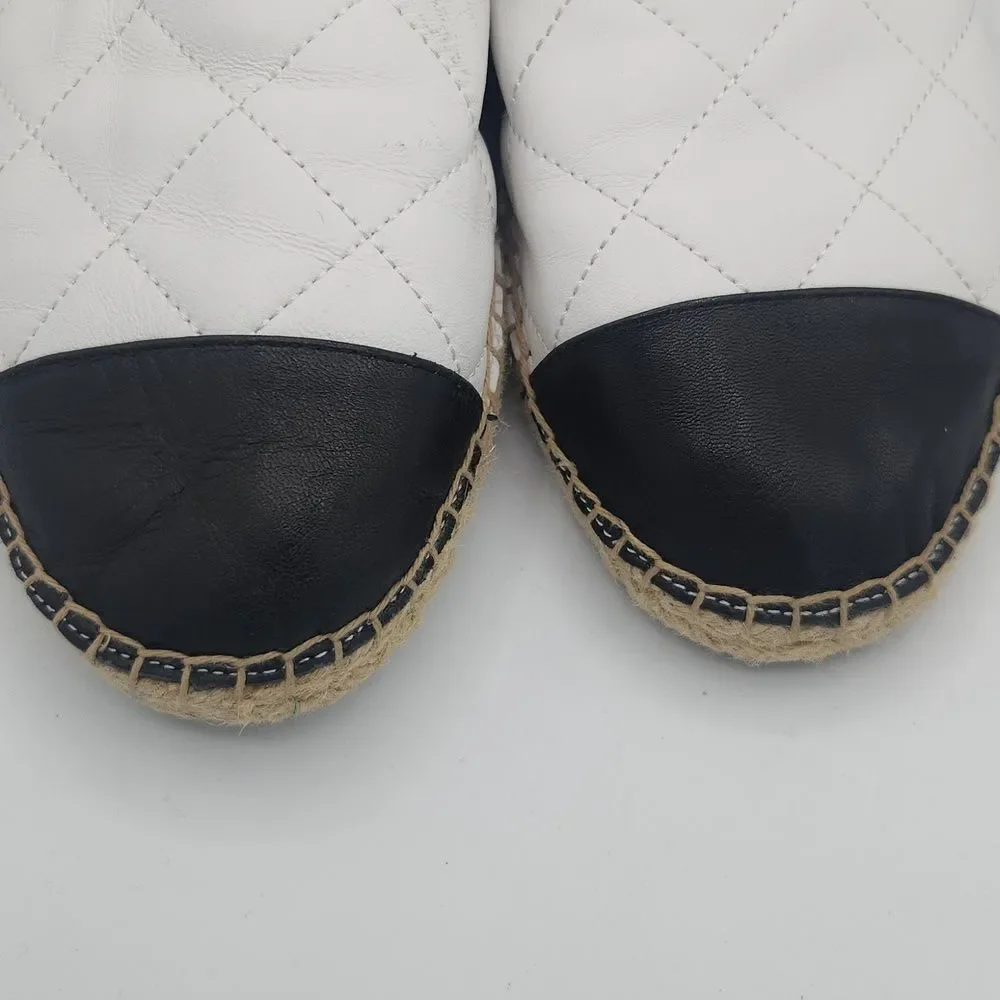 Talbot Izzy Quilted Soft Nappa Espadrilles Flats Loafers Comfort Women’s 10.5